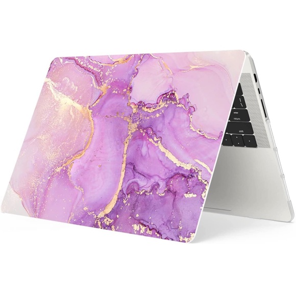 MacBook Pro 14in Purple Quicksand Case - Picture 1 of 9